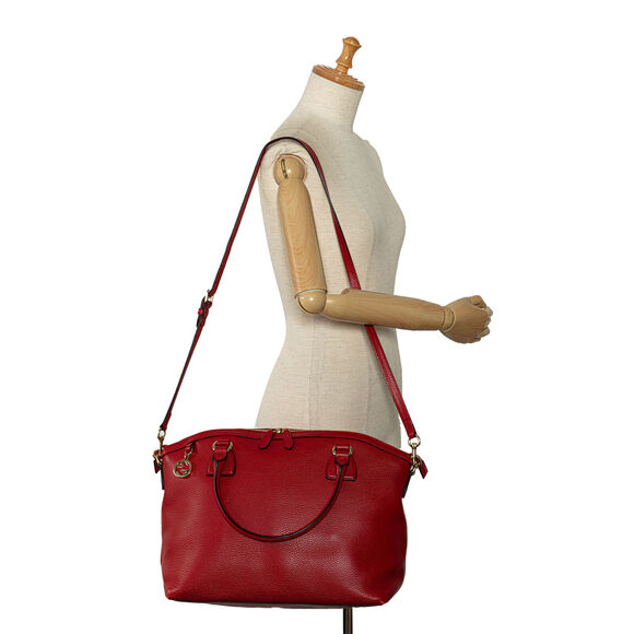 Auth Gucci Convertible Gg Charm Dome #127298G54B - Picture 10 of 11